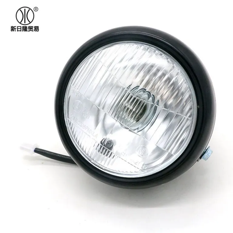 CG125 چراغ جلوی رترو GN125 با بدنه مشکی گرد، عرضه عمده لوازم موتورسیکلت