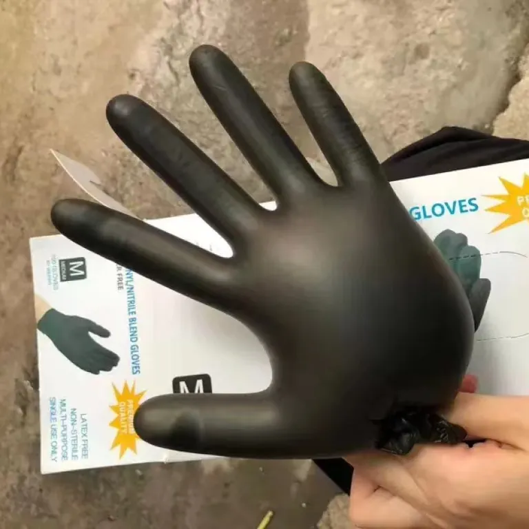 دستکش یکبارمصرف نیتریل، لاتکس و PVC مخصوص پذیرایی و آشپزخانه، ضخیم، مقاوم در برابر روغن و آب، عمده