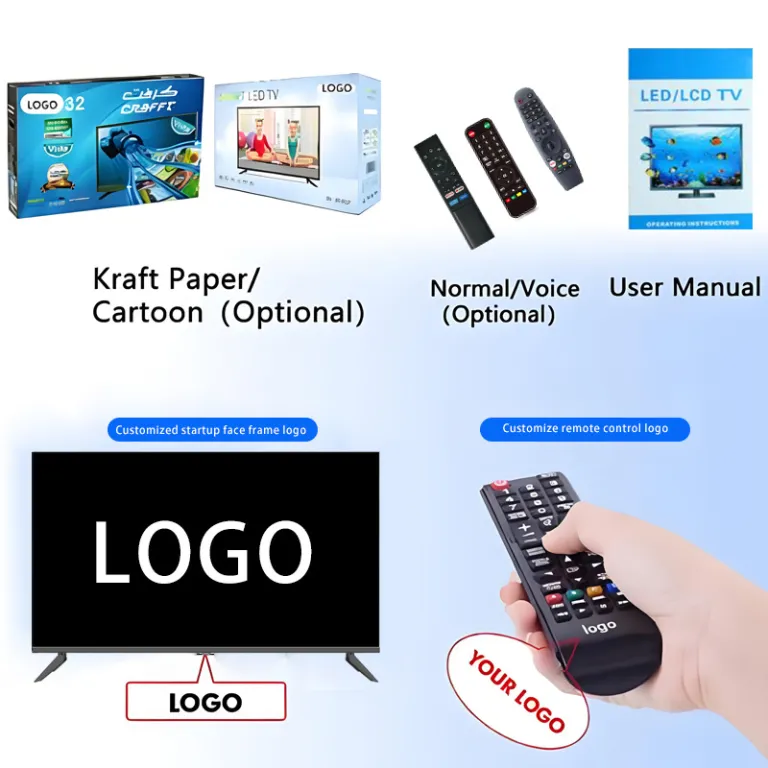 تلویزیون ال‌ای‌دی OLED بدون قاب 4k با وضوح فوق‌بالا و صفحه‌نمایش کامل 43 50 55 65 75 اینچ