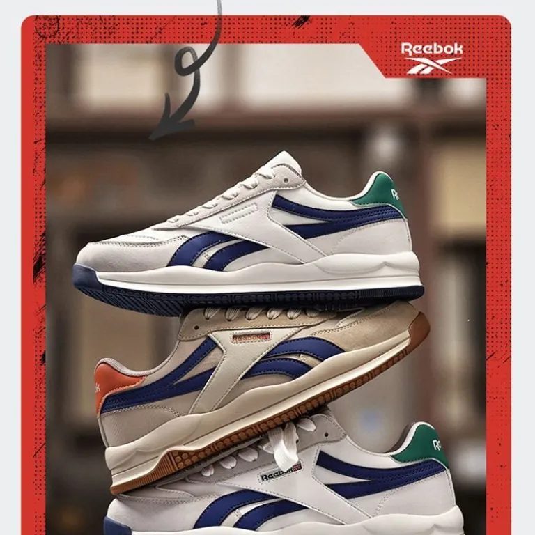 کفش مردانه Reebok 2026 مدل جدید تنفس‌پذیر، کفش راحتی مردانه، کفش ورزشی مناسب دویدن با زیره نرم، کفش آگاسی