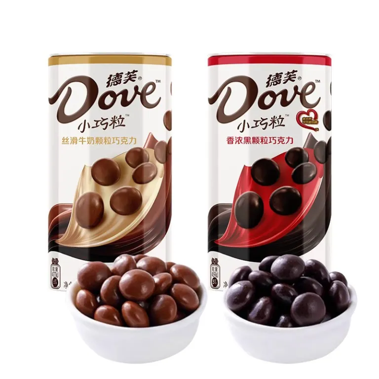 شکلات داوه Dove 42g بسته‌بندی قابل حمل، شکلات تلخ دانه‌ای خوش‌عطر برای عصرانه و مهمانی