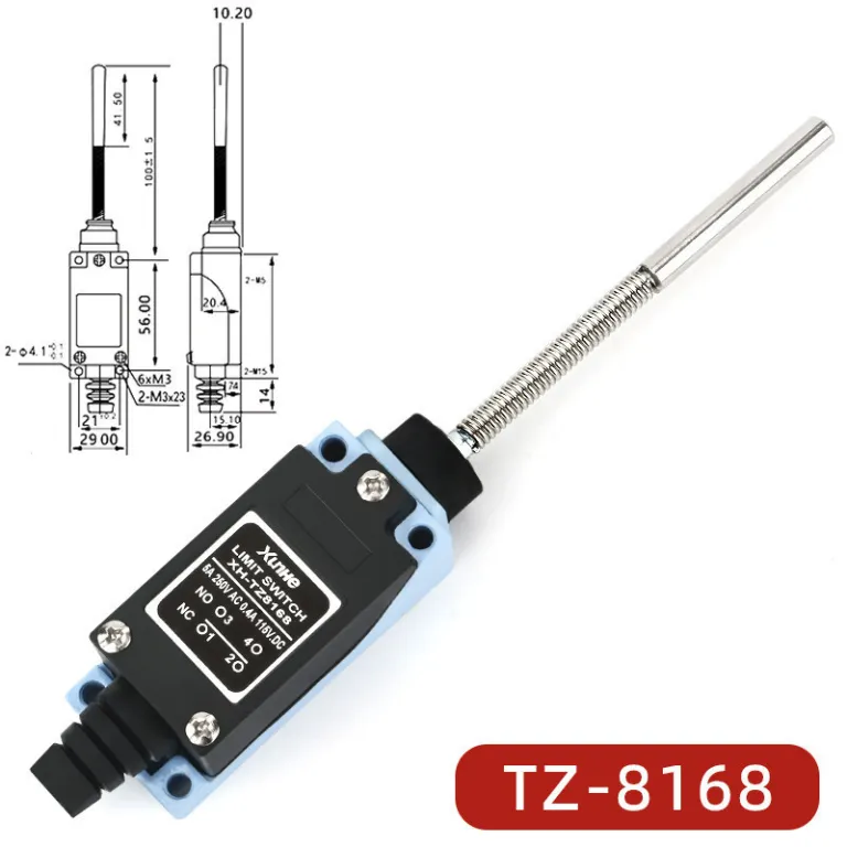 ME-8108 کلید محدودکننده خودبازگشت میکروسوئیچ تماسی محدودکننده TZ-8101 کلید مسیر