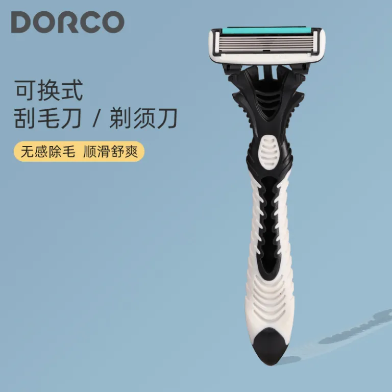 DORCO/دورکو اصل Pace6 تیغ ریش‌تراش دستی مردانه 6 تیغه سبک 1 عددی