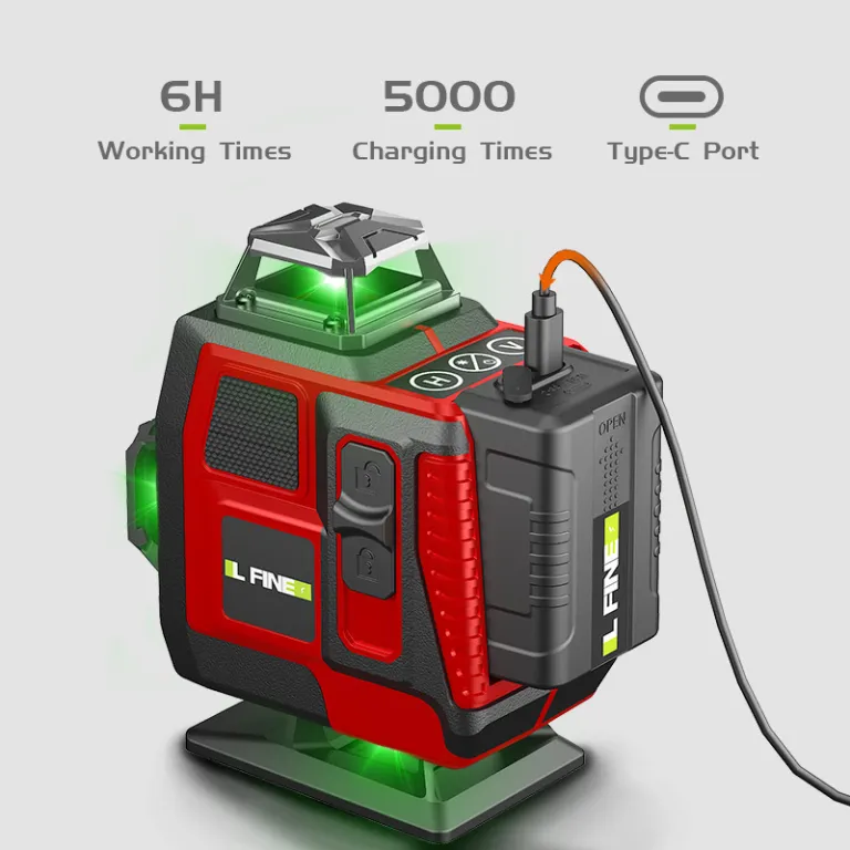 تراز لیزری LFINE 16 خط 4D3D12 خط با پایه laserlevel