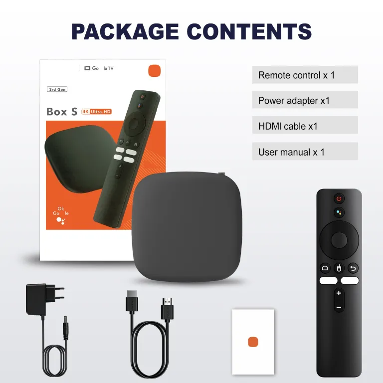 ست‌تاپ‌باکس IM 4K5G دو بانده WiFi6 پخش روان با کیفیت بالا، پشتیبانی از بلوتوث و کنترل صوتی