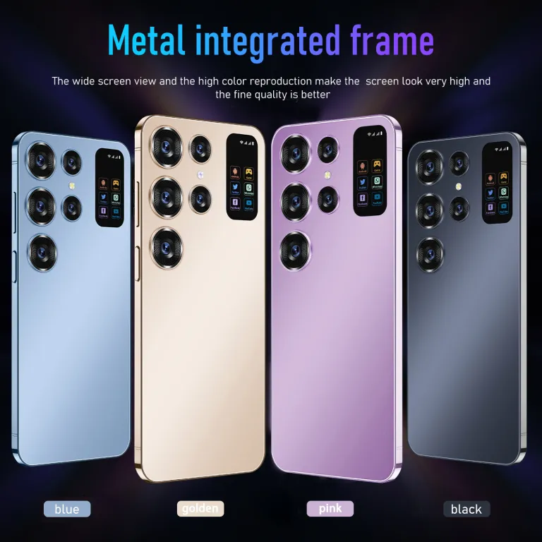 گوشی هوشمند جدید برون‌مرزی S26 Ultra 5G 7.3 اینچ صفحه‌نمایش بزرگ 16+1TB حافظه تولیدکننده اصلی عمده‌فروشی