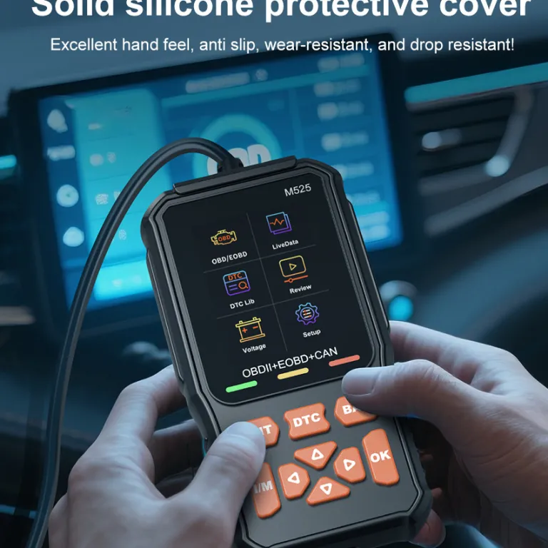 OBD2 تستر باتری خودرو M525 دستگاه عیبیاب خودرو دستگاه تشخیص خطای خودرو رمزگشا محصول صادراتی باکیفیت