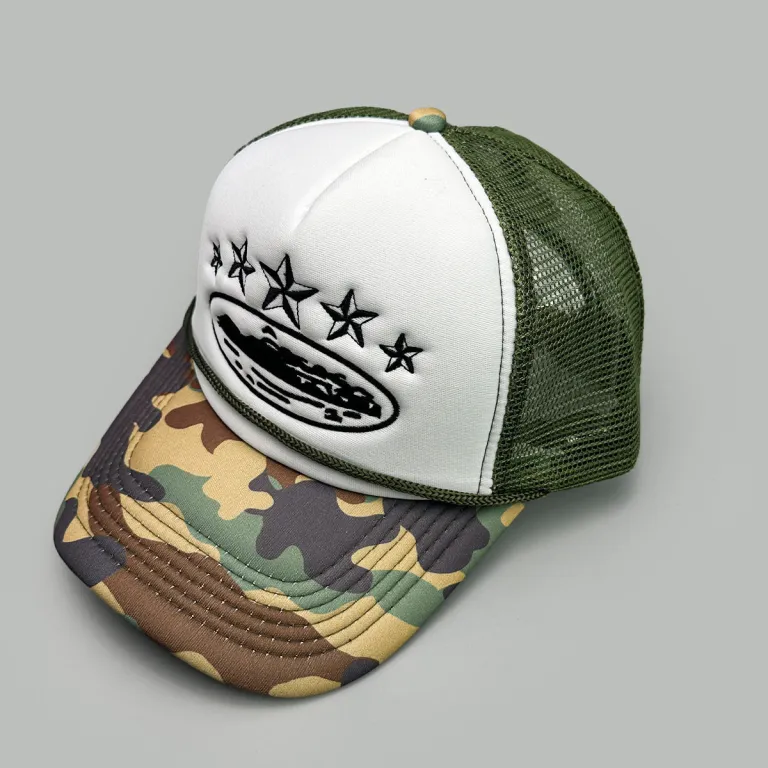 کلاه کامیون‌دار آمریکایی Corteiz 5 Starz Alcatraz Trucker 2023 مدل جدید