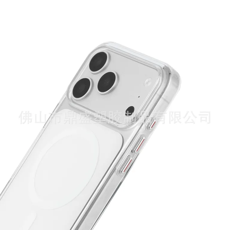 کیف رسمی دوکاره مخصوص اپل 18 طرح جدید قرمز گیلاسی iPhone17PM کیف مگنتی