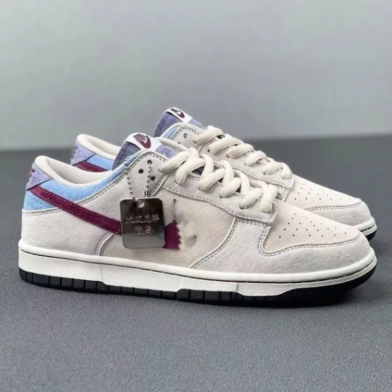 کفش اسکیت‌بورد ساق‌کوتاه سری دایو کاتسوهیرو Dunk Low اورجینال پوتیان، کفش ورزشی مردانه و زنانه، طرح جفت