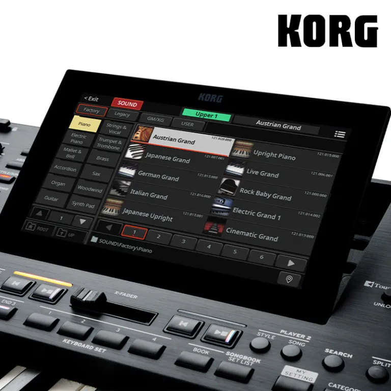 KORG PA5X61 76 88 کیبورد تنظیم‌کننده همراهی خودکار سینتی‌سایزر PA5X 61 76 88 کلید