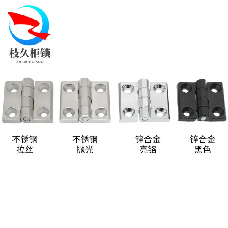 لولای صنعتی سنگین ژی‌جیو CL226، تقویت‌شده برای تجهیزات مکانیکی 304، لولای استیل ضدزنگ برای درب کابینت، جعبه توزیع برق خودرو و کشتی