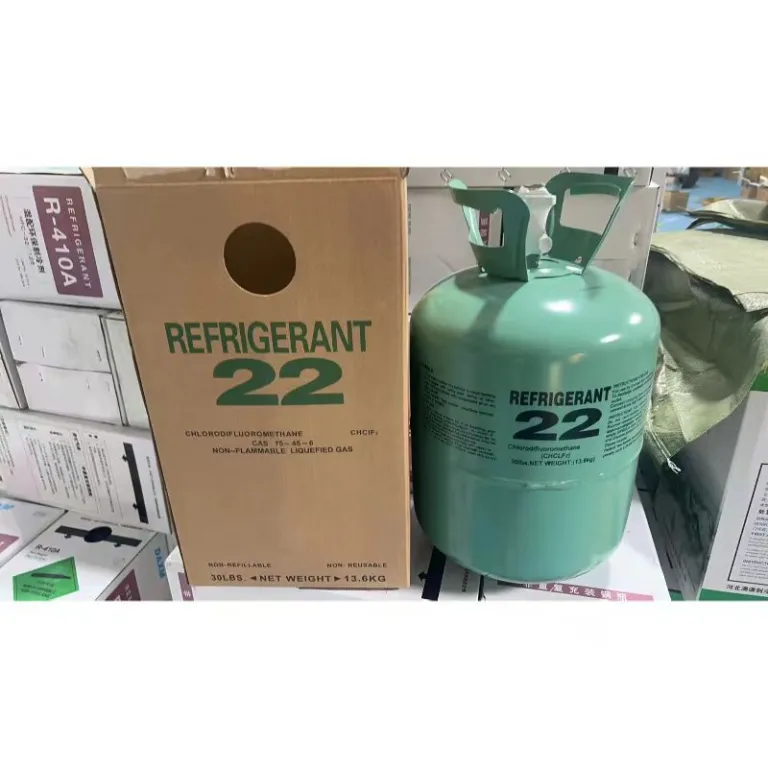 r22 مبرد کولر گازی فریون گاز مبرد مایع سرمایشی یخساز خانگی شارژ گاز کولر صادراتی