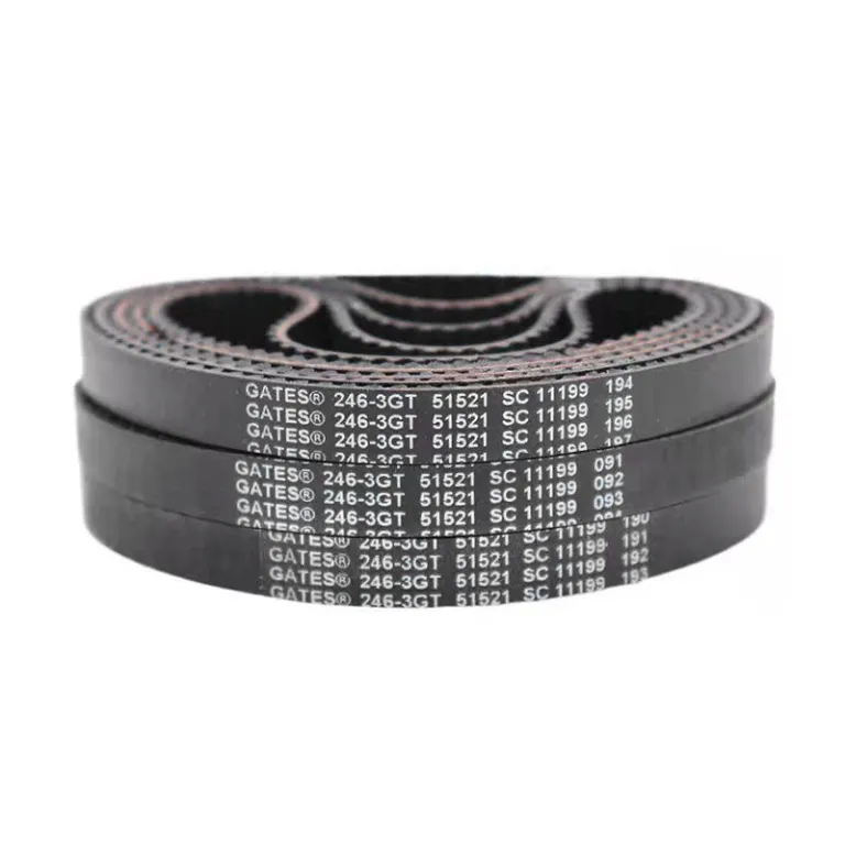 تسمه صنعتی اصلی Gates آمریکا تسمه تایمینگ 3GT-408 تا 501 تسمه انتقال قدرت لاستیکی