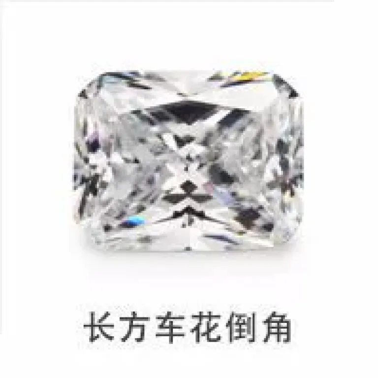 3x3~10x10mm سنگ زیرکونیا اوژو نگین الماس بدلی لوازم DIY مربع قهوه‌ای