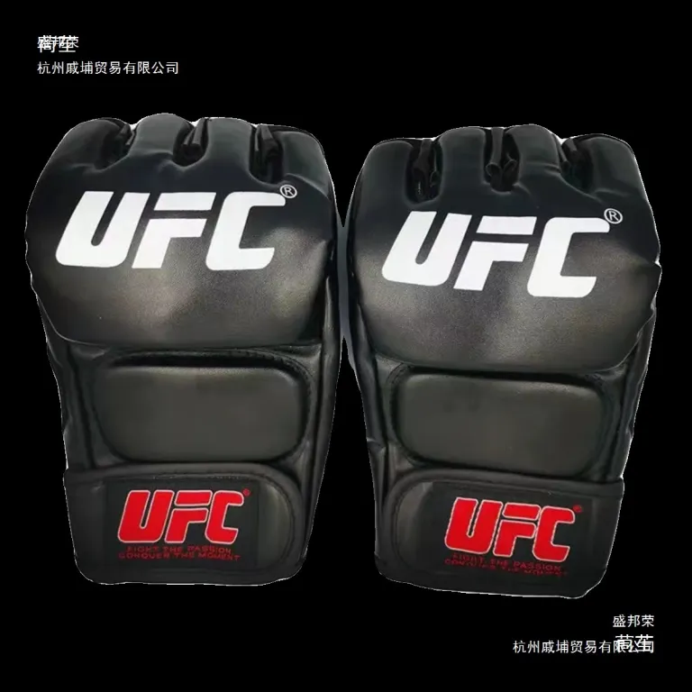 دستکش بوکس نیمهانگشتی برای مردان و زنان، مناسب تمرینات MMA، ساندا، UFC و کودکان، بزرگسالان، مخصوص کیسه بوکس