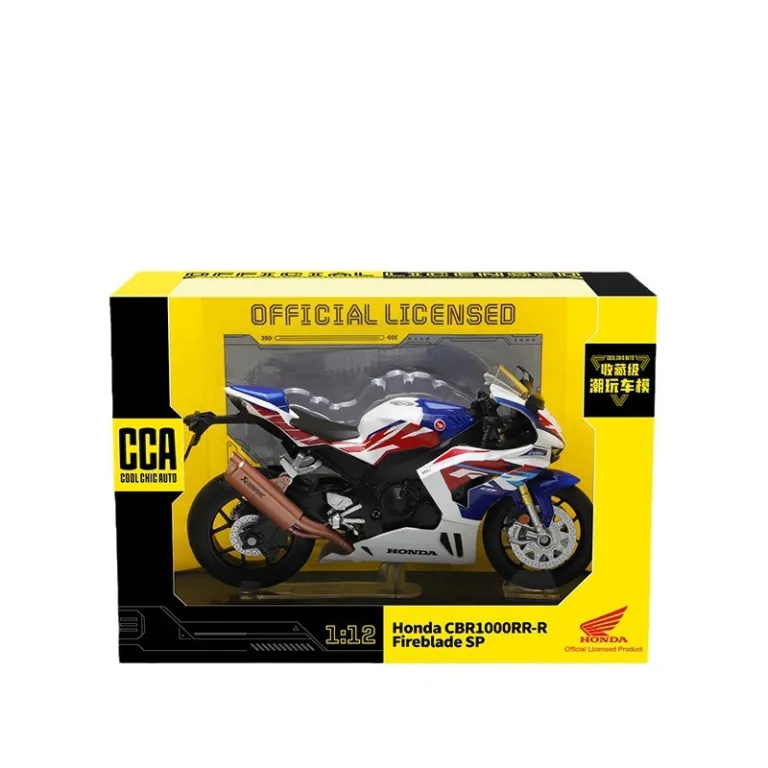موتورسیکلت هوندا CBR1000RR-R بدون صدا و نور با کمک‌فنر و فرمان‌پذیری CCA1-12