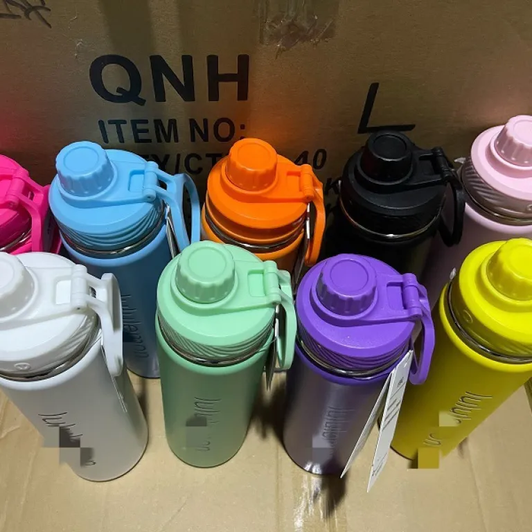 فلاسک lulu لیوان لولو بازگشت به life710ml بطری ورزشی قمقمه مسافرتی یوگا