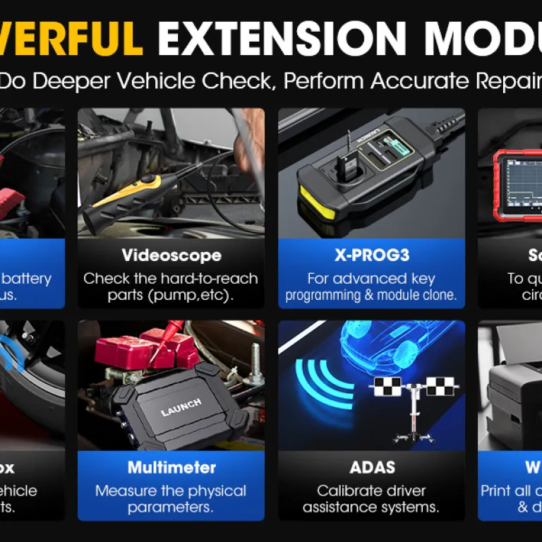 LAUNCH X431 PROS ELITE دستگاه عیب‌یاب کامل TSGUN+XPROG3 تطبیق کلید ECU