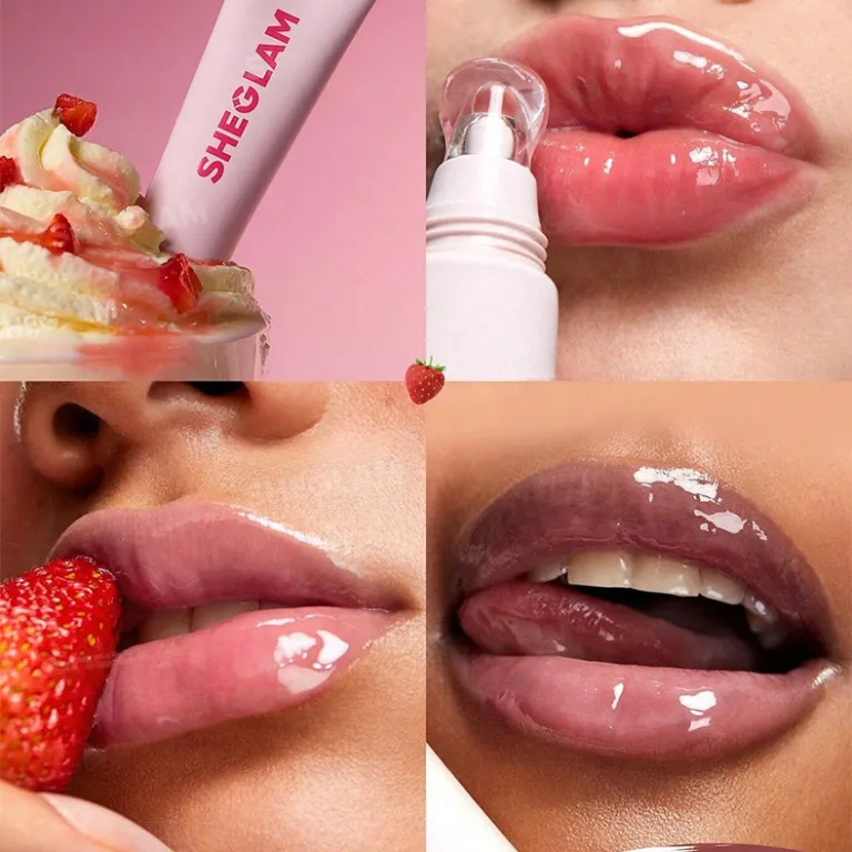 پرفروش خارجی sheglam رژ لب مایع بالم لب برق لب رژ لب لوازم آرایشی روغن لب صادراتی