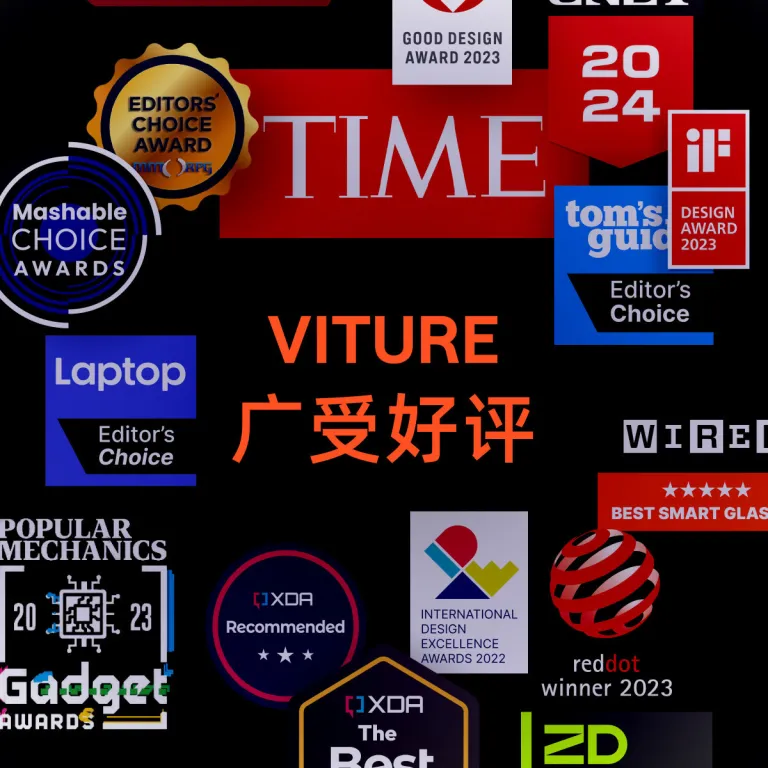 عینک هوشمند VITURE Luma XR/AR Ultra با نمایشگر 152 اینچی 1200P برای تماشای فیلم و بازی
