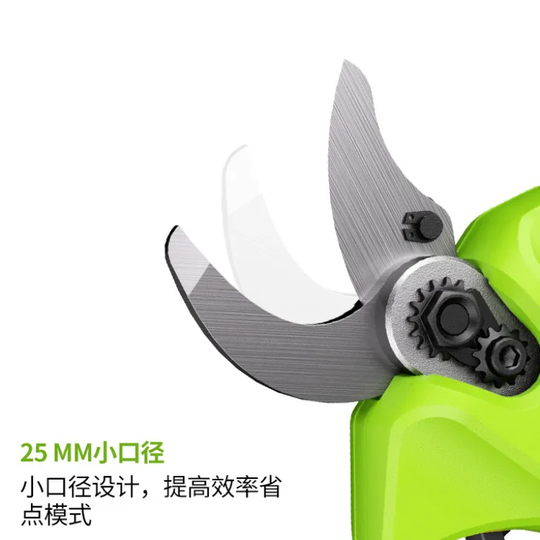 قیچی هرس شارژی بی‌سیم برقی باغبانی 21V مخصوص درختان میوه قابل شارژ 30MM