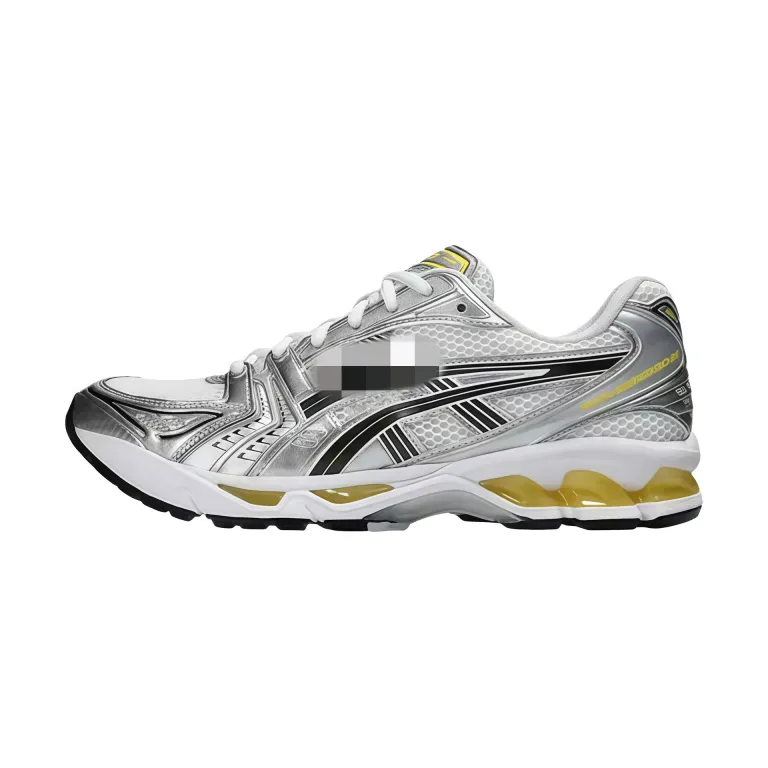 kayano14کفش دویدن ضربه‌گیر زنانه و مردانه ساق کوتاه کفش ورزشی راحتی K14رویه مشکی تنفس‌پذیر و مقاوم در برابر سایش