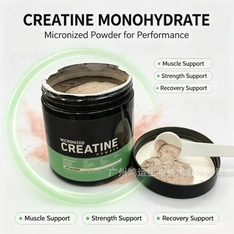پودر کراتین مونوهیدرات موجود Creatine Monohydrate مکمل ورزشی پرفروش خارجی پشتیبانی از OEM