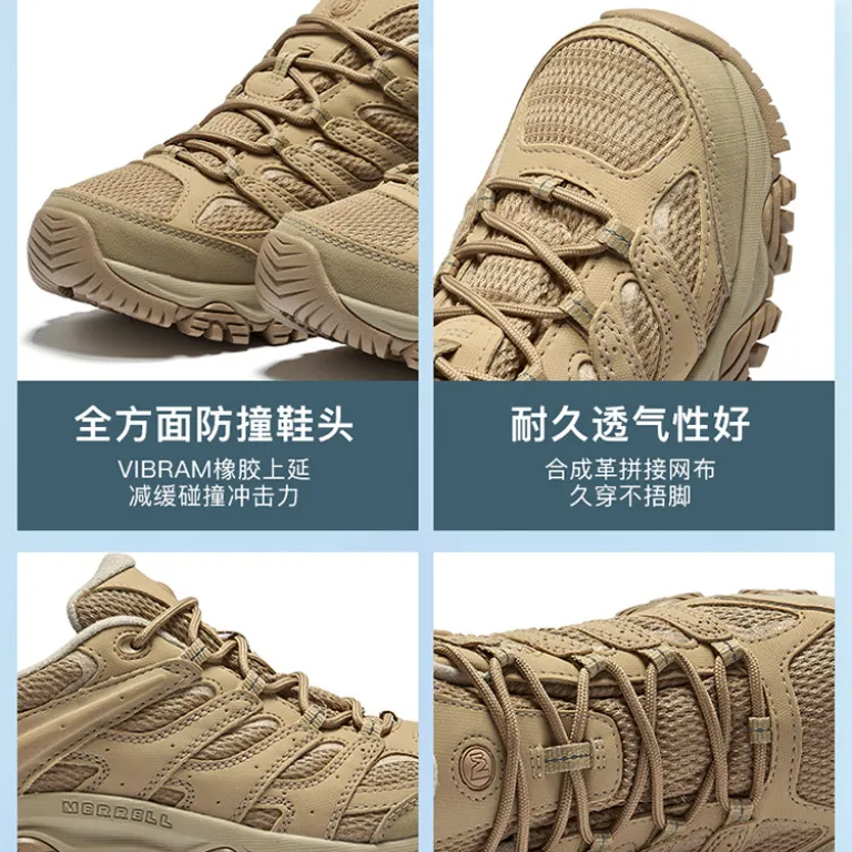 کفش پیاده‌روی ضدآب MERRELL MOAB 3 SYN GTX کوهنوردی با زیره عاج‌دار و مقاوم مدل پاییزه