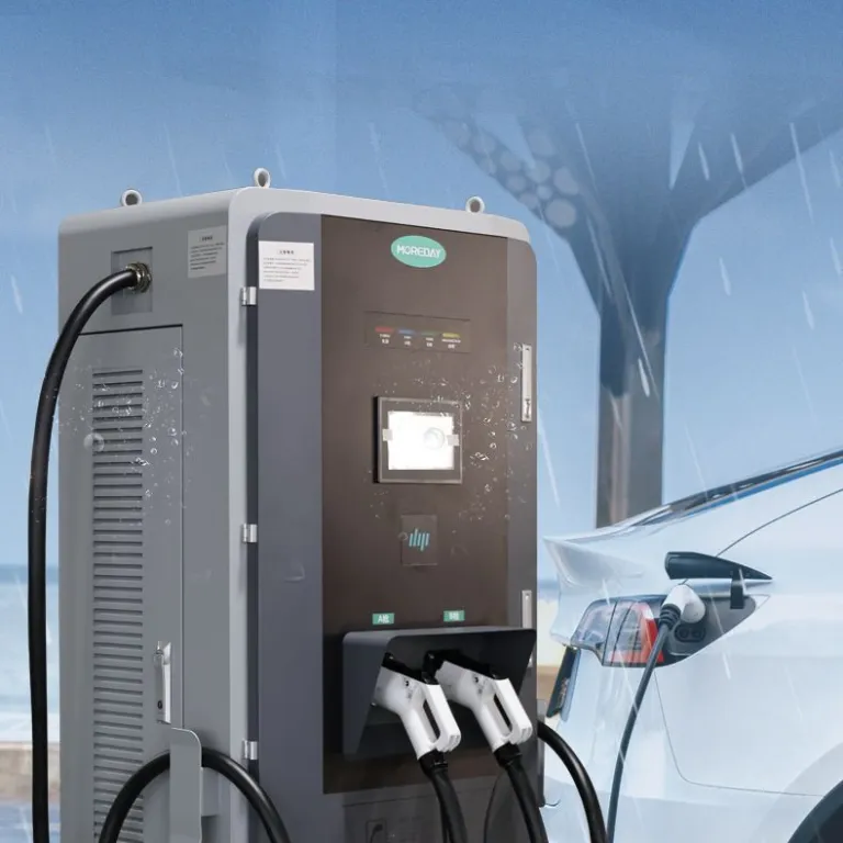 120KW شارژر عمومی خودروی برقی انرژی نو، تجاری، 160 کیلووات، ایستگاه شارژ سریع دو تفنگی جریان مستقیم