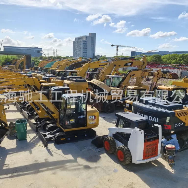 مینی بیل مکانیکی CAT308D کاترپیلار 2 بیل مکانیکی دستی، ماشین‌آلات مهندسی