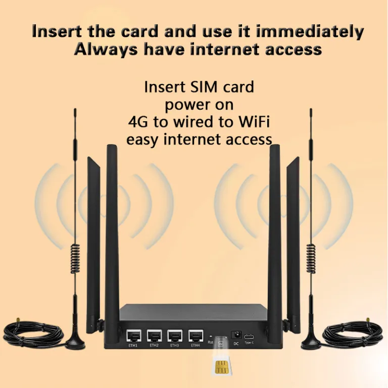 روتر CPE 4G بی‌سیم با سیم‌کارت بریتانیا روسیه آسیای جنوب شرقی 4g روتر تبدیل به وای‌فای