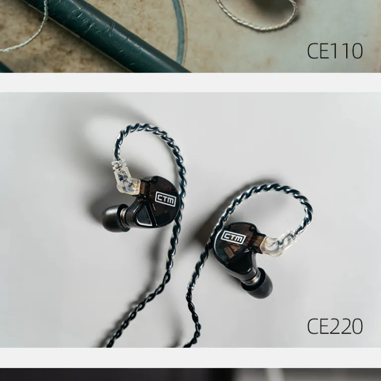 هندزفری داخل گوشی مانیتورینگ صحنه حرفه‌ای CTM (Clear Tune Monitors) با درایور داینامیک و آرمیچر