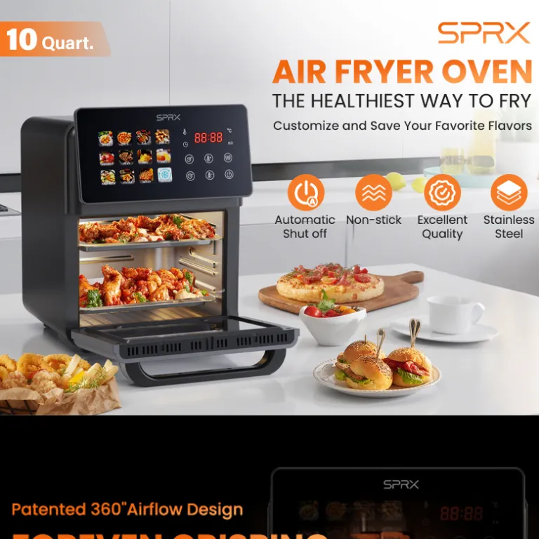 2026 سرخ‌کن بدون روغن مدل جدید خانگی، دستگاه چندکاره سرخ‌کن و فر airfryer سفارشی 6 لیتر