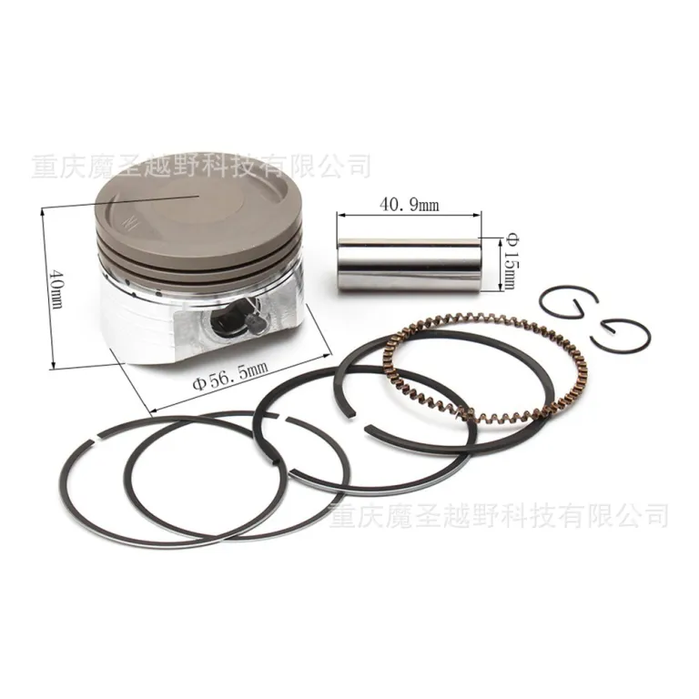 مناسب کراس‌بوردر 56.5 میلی‌متر کیت رینگ پیستون Lifan LF150 150cc 1P56FMJ افقی
