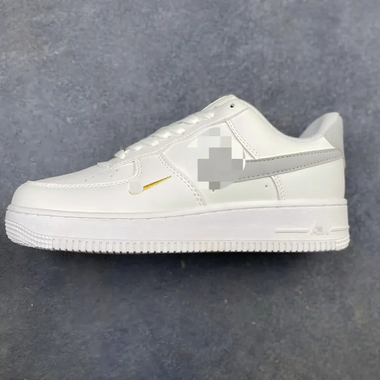 AF1‘07 کفش کتانی ساق کوتاه / کفش راحتی، دوخت لبه‌دار با جعبه اصلی و کفی هوا کامل