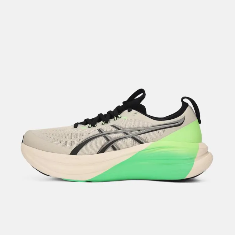 کفش دویدن مردانه ASICS GEL-NIMBUS 28 سبک و تنفس‌پذیر با ساق کوتاه