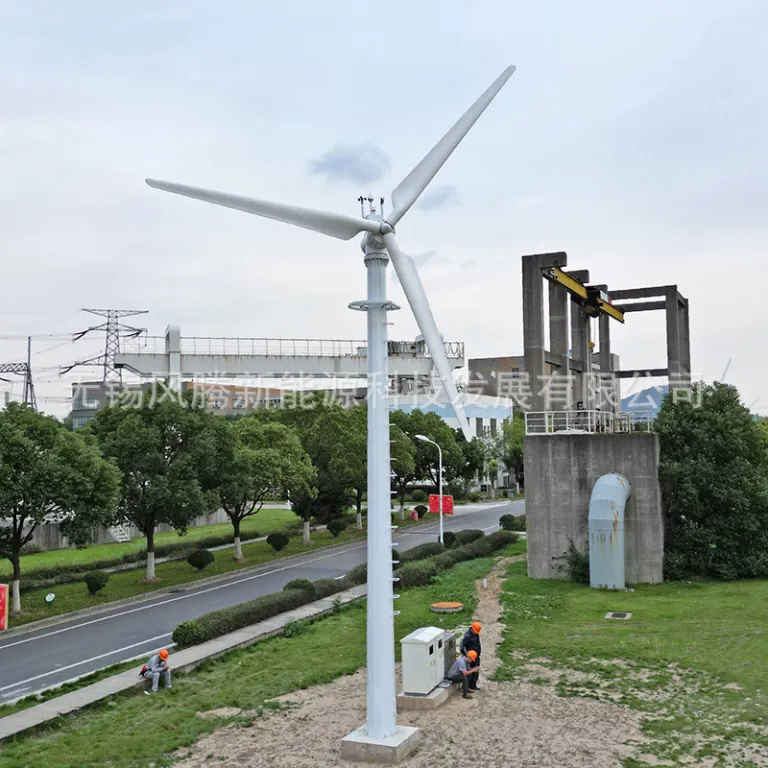 کنترل الکترونیکی انحراف، گام متغیر 500KW توربین بادی محور افقی 480V750V1000V ترمز مکانیکی