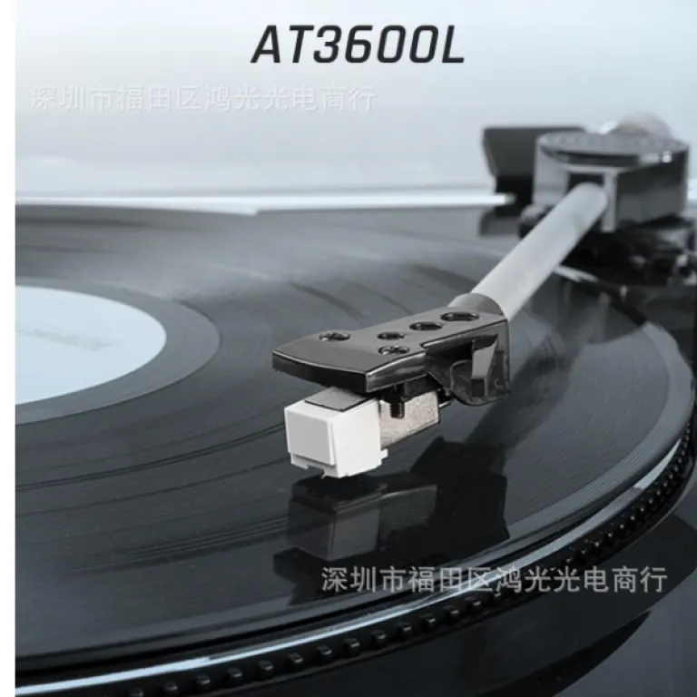 سوزن گرامافون AT-3600L ساخت چین با پایه وارداتی، مناسب برای صفحه‌گرامافون وینیل