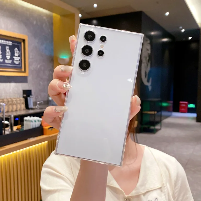 قاب محافظ شفاف با سوراخ‌های دقیق لبه صاف TPU مناسب سامسونگ S25 A56A07 قاب محافظ note20 قاب سیلیکونی ضد ضربه گوشی