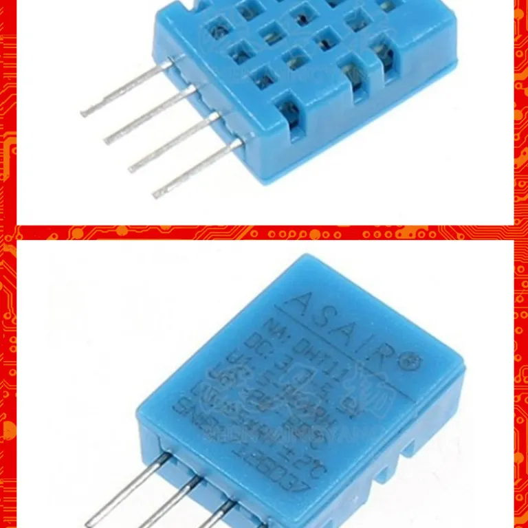 DHT11سنسور دما و رطوبتDHT-11 ماژول بلوک الکترونیکی خروجی ولتاژ دیجیتال3.3V-5V