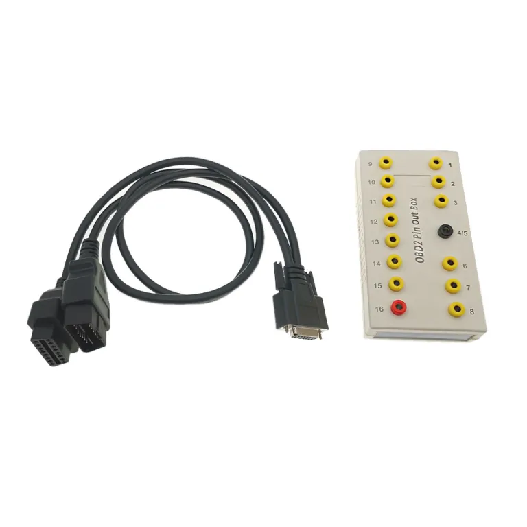 جعبه عیب‌یاب پین‌اوت تشخیصی OBD2 جعبه پین‌اوت