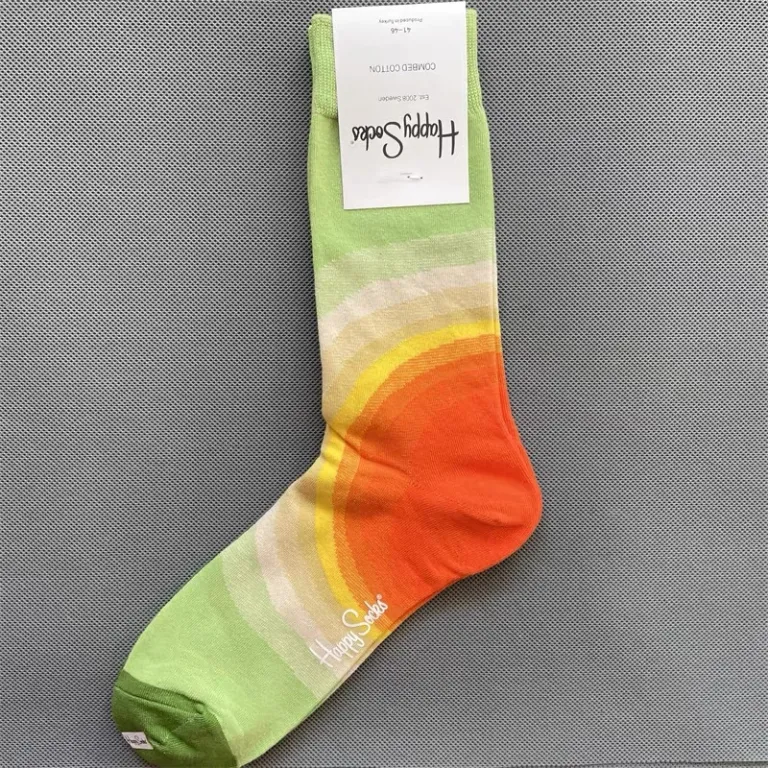 جوراب رنگی HappySocks مردانه طرح کارتونی فانتزی اینستاگرامی ساق‌متوسط بیرونی خیابانی