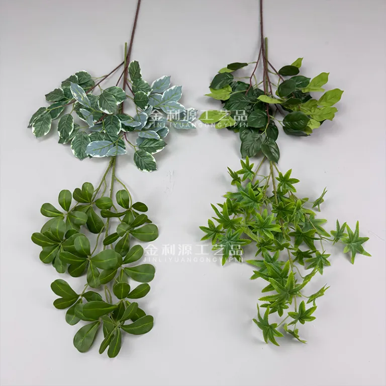 برگ افرا روکش‌دار، برگ پنبه روکش‌دار، برگ سه‌بعدی شفلرا برای ساخت درخت مصنوعی و منظره‌سازی