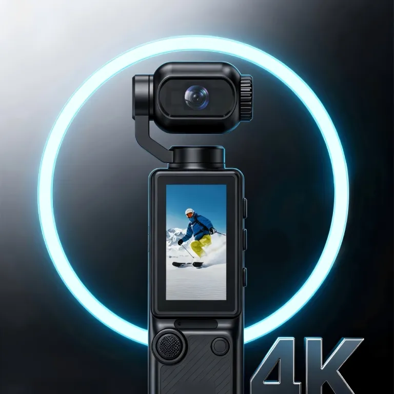 دوربین جیبی ولاگ با گیمبال دستی و کیفیت بالا، پرفروش برای صادرات 4k