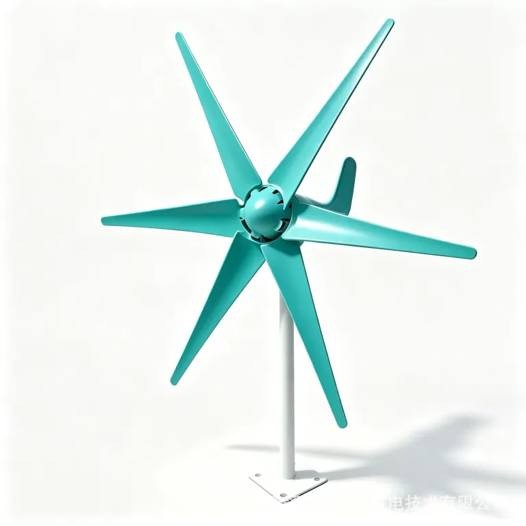 100w12v24v5/6 توربین بادی محور افقی کوچک با پره‌ها، توربین بادی wind turbine