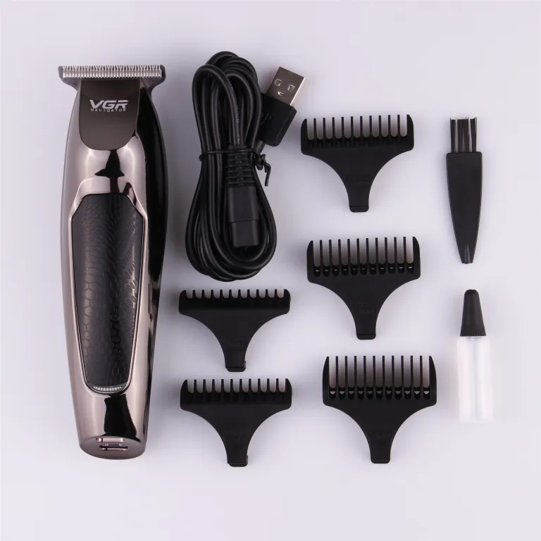 VGR V-030 ماشین اصلاح موی شارژی USB مخصوص مدل موی پومپادور، مناسب صادرات و اصلاح سر