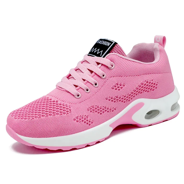 کفش ورزشی زنانه بهاره کراسبوردر سایز بزرگ زیره نرم کفش دویدن کفش هوا shoes کفش توری راحتی