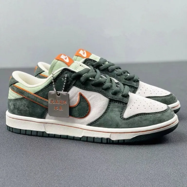 کفش اسکیت‌بورد ساق‌کوتاه سری دایو کاتسوهیرو Dunk Low اورجینال پوتیان، کفش ورزشی مردانه و زنانه، طرح جفت