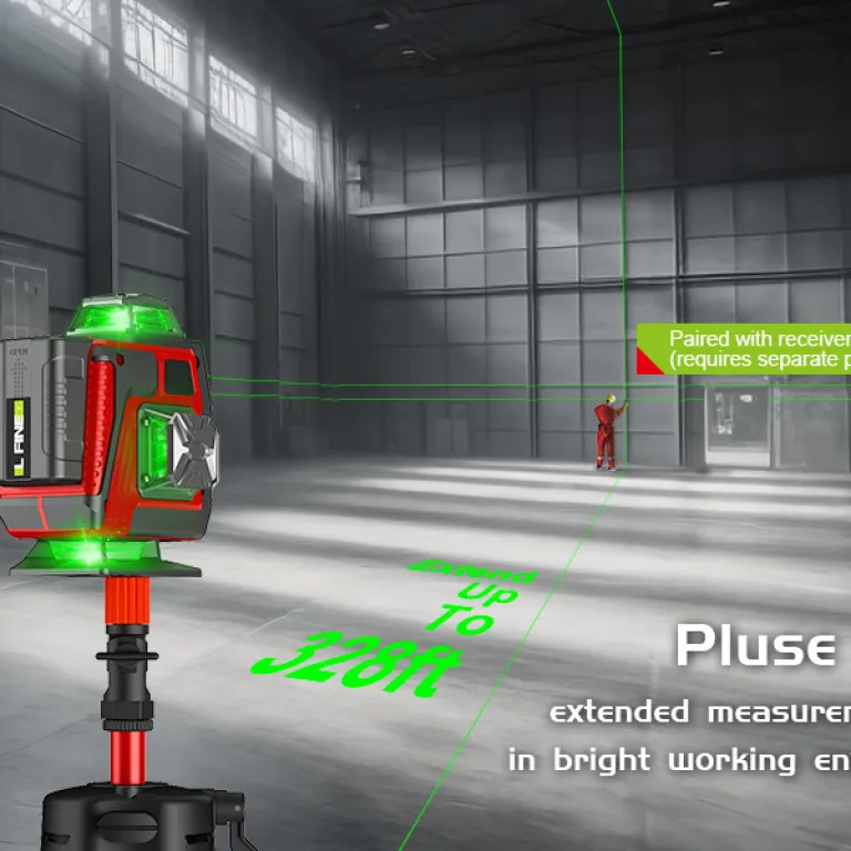 تراز لیزری LFINE 16 خط 4D3D12 خط با پایه laserlevel